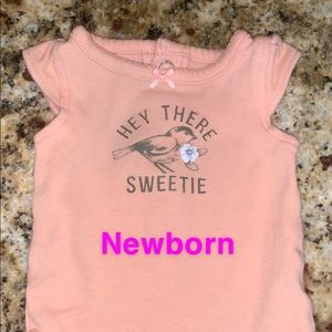 One piece short sleeve